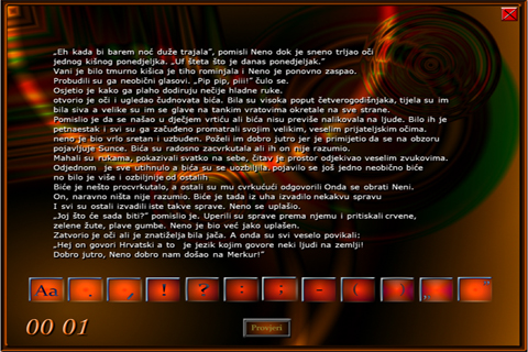 Igra Uredi tekst-pravopisni znakovi