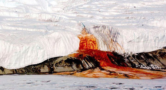 Neobični slapovi Antarktike